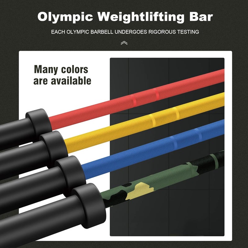 Elevens Curl Bar Olympic Barbell EZ Bar 330LB/700LB/1000LB/1500LB for Biceps Curl, Squat, Weightlifting - Image 2